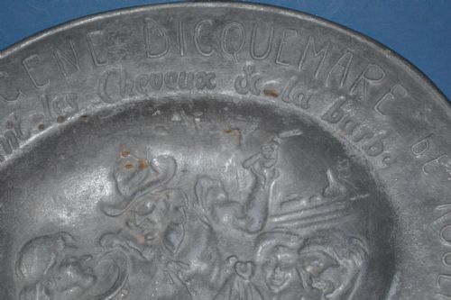 LARGE 23KG 19TH CENTURY FRENCH BARBERS BLEEDING BOWLC1880 - ADDITIONAL PHOTO 5