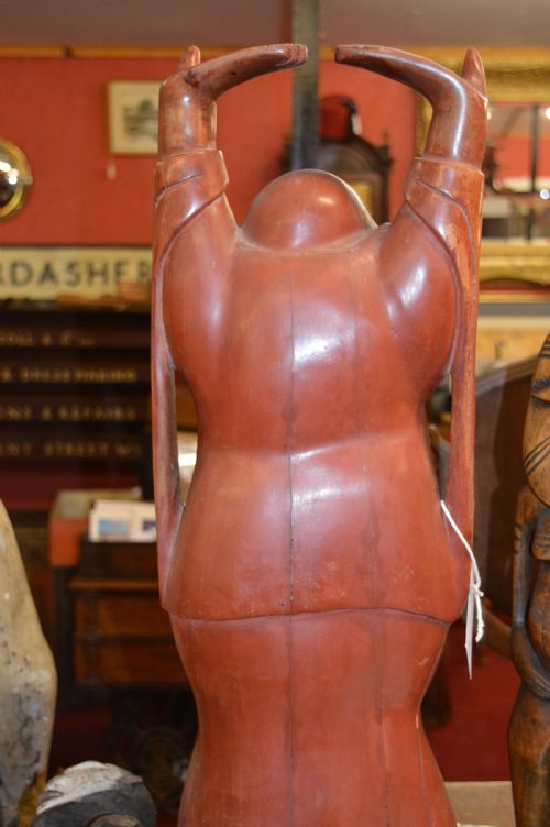 LARGE 19TH CENTURY SRI LANKAN BUDDHA C 1890 - ADDITIONAL PHOTO 9