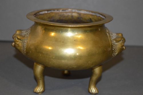 Chinese Qing Dynasty Bronze Bowl/censer, C1880