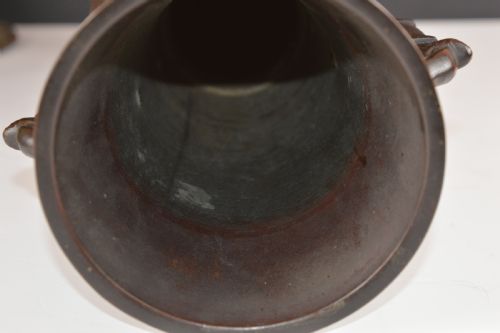 LARGE CHINESE BRONZE VASE C1880 - ADDITIONAL PHOTO 10