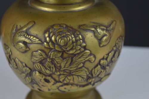 LARGE CHINESE BRONZE VASE C1890 - ADDITIONAL PHOTO 9