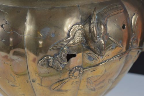 VERY LARGE 25KG CHINESE BRONZE BOWL C1840 - ADDITIONAL PHOTO 5