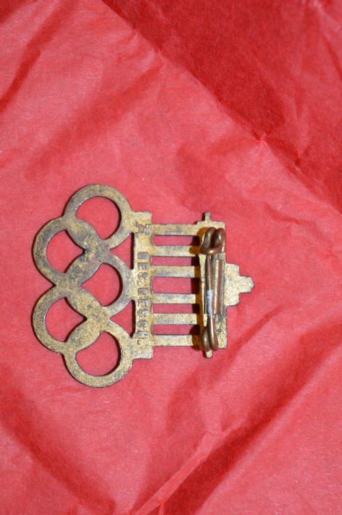 RARE 1936 OLYMPIC GAMES VISITOR BADGE - ADDITIONAL PHOTO 5