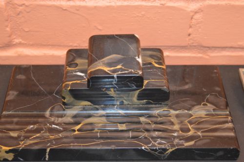 2 ART NOUVEAU DECO INKWELLS ZIMMERMANN C190020 - ADDITIONAL PHOTO 6
