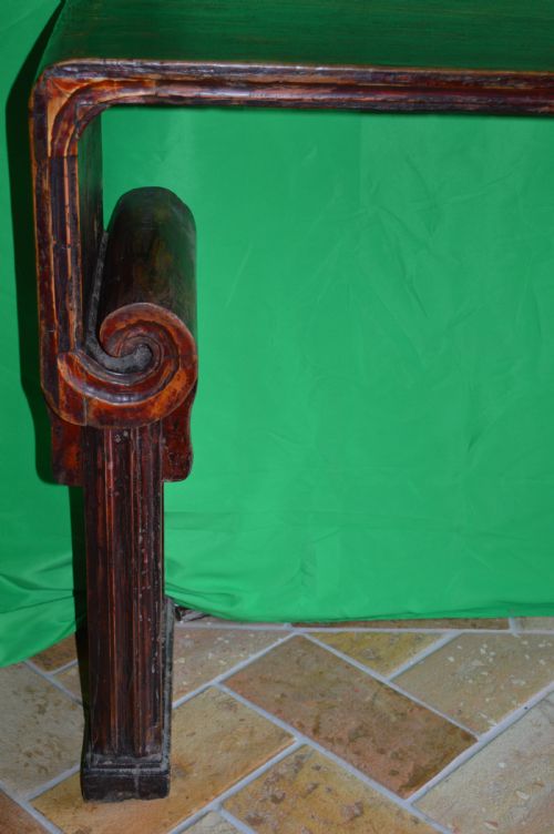 CHINESE TIBETAN HARDWOOD ALTAR TABLEC1890 - ADDITIONAL PHOTO 2
