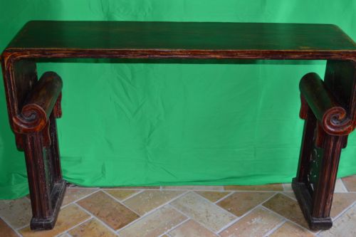 CHINESE TIBETAN HARDWOOD ALTAR TABLEC1890 - ADDITIONAL PHOTO 5
