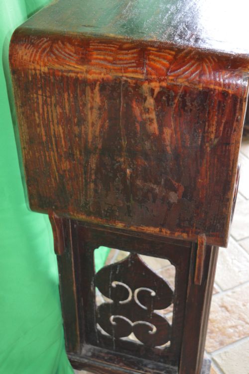 CHINESE TIBETAN HARDWOOD ALTAR TABLEC1890 - ADDITIONAL PHOTO 8