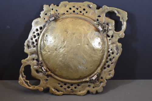 LARGE 4 KG BRONZE CENTRE PIECEDECORATIVE PLATEC1870 - ADDITIONAL PHOTO 9