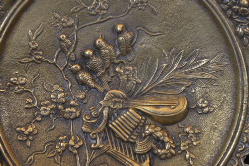 LARGE 4 KG BRONZE CENTRE PIECEDECORATIVE PLATEC1870 - ADDITIONAL PHOTO 12