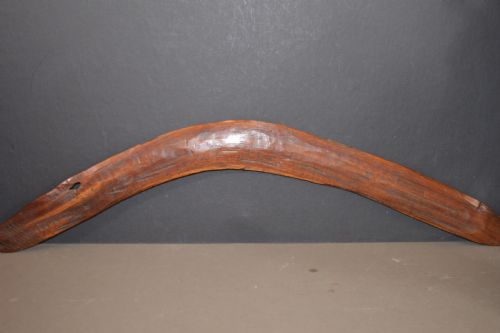 HAND CARVED AUSTRALIAN ABORIGINAL BOOMERANGC1890 - ADDITIONAL PHOTO 1