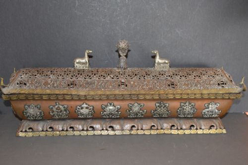 Large (2.7kg) Tibetan Temple Incense Burner, C1890