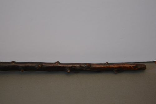 IRISH BLACKTHORN CLENCHED FIST SWAGGER STICK C1840 - ADDITIONAL PHOTO 4