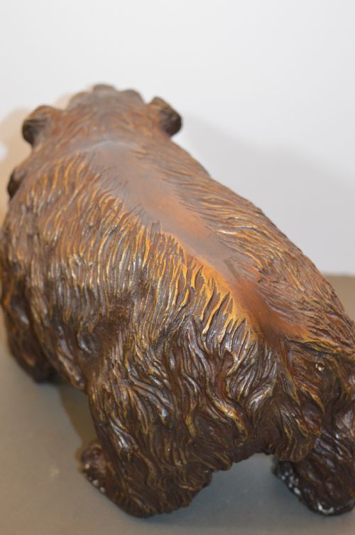 LARGE 55KG BRONZE BEAR STATUE C1890 - ADDITIONAL PHOTO 10