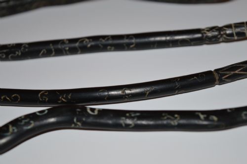 5 THAI SHAMAN'S WANDS AND BONE BEADC1880 - ADDITIONAL PHOTO 6