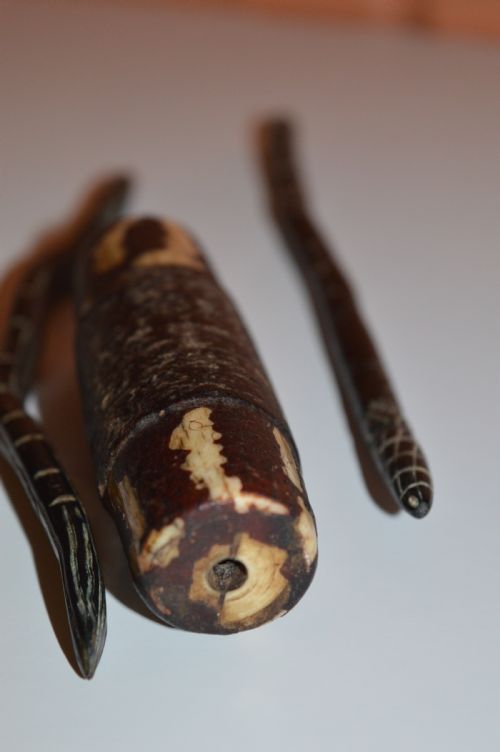 5 THAI SHAMAN'S WANDS AND BONE BEADC1880 - ADDITIONAL PHOTO 11