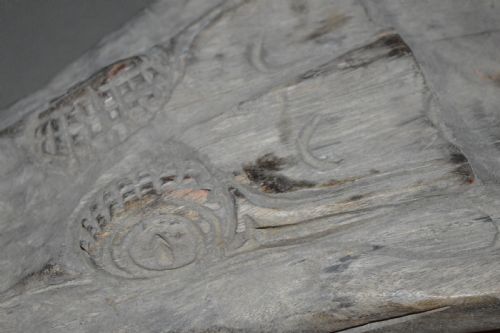 SEPIK RIVER CROCODILE CANOE PROW CARVING C1880 - ADDITIONAL PHOTO 17