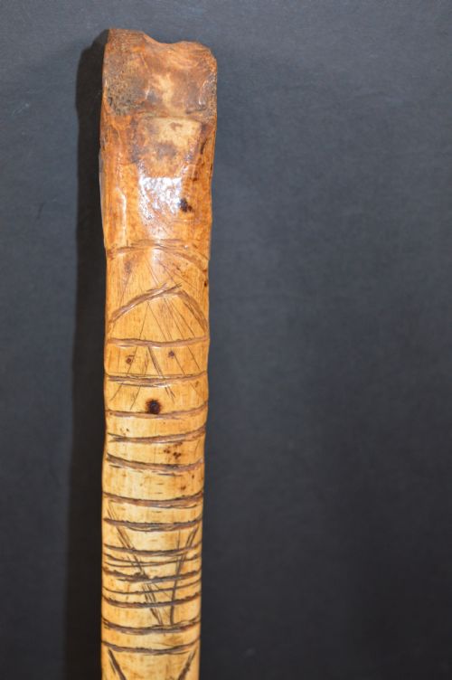 TRIBAL SEPIK RIVER CASSOWARY BONE DAGGERC1890 - ADDITIONAL PHOTO 3