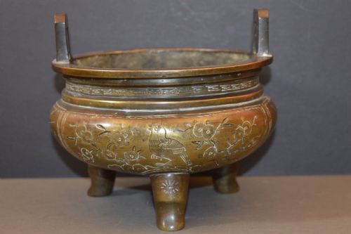 Early 19th Century Chinese Bronze Censer,c1820