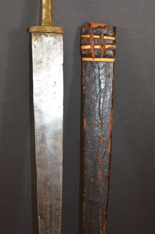 AFRICAN TUAREG SWORD SCABBARDC1890 - ADDITIONAL PHOTO 10