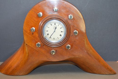 ww1 aircraft propeller jaeger lecoultre clock1917 - CATEGORY: ANTIQUE CLOCKS - DATED 1920