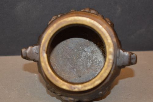 SMALL CHINESE BRONZE CENSERC1920 - ADDITIONAL PHOTO 5