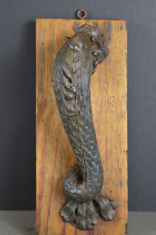 hand carved fish sea creaturec1780 - CATEGORY: ANTIQUE MISCELLANEOUS - DATED 18TH CENTURY