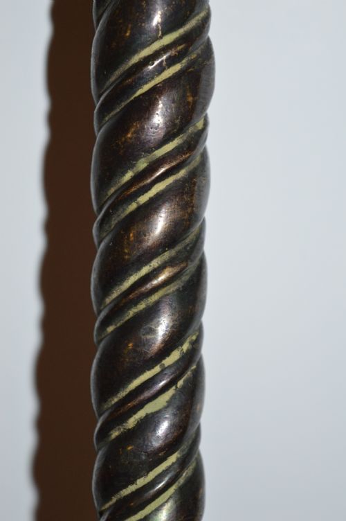 LARGE INDIAN BRONZE CEREMONIAL MACE SOONTAC1860 - ADDITIONAL PHOTO 1