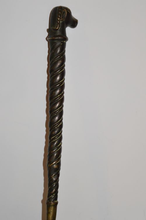 LARGE INDIAN BRONZE CEREMONIAL MACE SOONTAC1860 - ADDITIONAL PHOTO 17