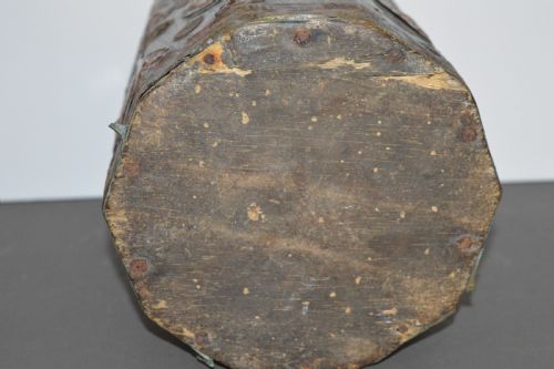 LARGE TIBETAN WOODEN TEMPLE CONTAINERC1780 - ADDITIONAL PHOTO 4