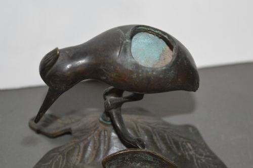 JAPANESE BRONZE BIRD CENSERC1880 - ADDITIONAL PHOTO 6
