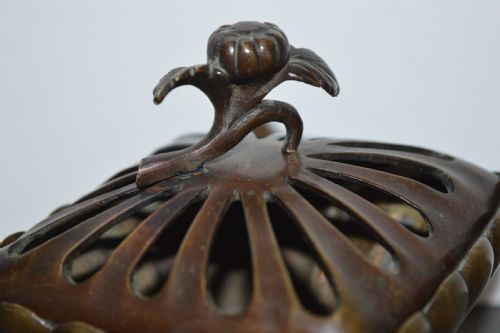 JAPANESE BRONZE CENSERC1880 - ADDITIONAL PHOTO 3