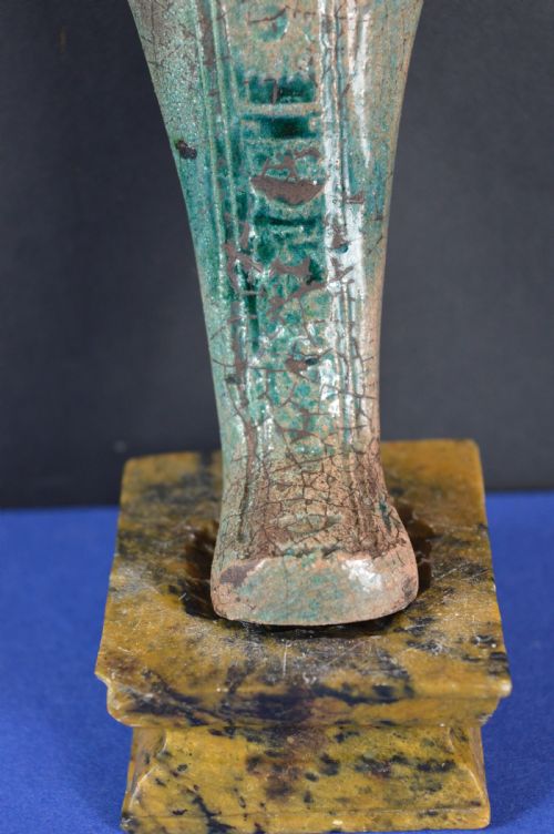 GRAND TOUR EGYPTIAN STONE FAIENCE SHABTIC1800 - ADDITIONAL PHOTO 3