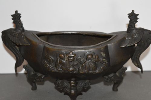 19th century chinese bronze censerc1890 - CATEGORY: ANTIQUE METAL - DATED 19TH CENTURY