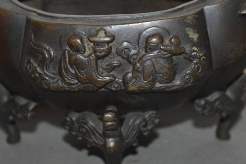 19TH CENTURY CHINESE BRONZE CENSERC1890 - ADDITIONAL PHOTO 1