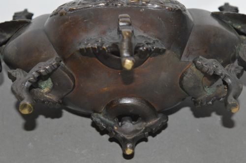 19TH CENTURY CHINESE BRONZE CENSERC1890 - ADDITIONAL PHOTO 8