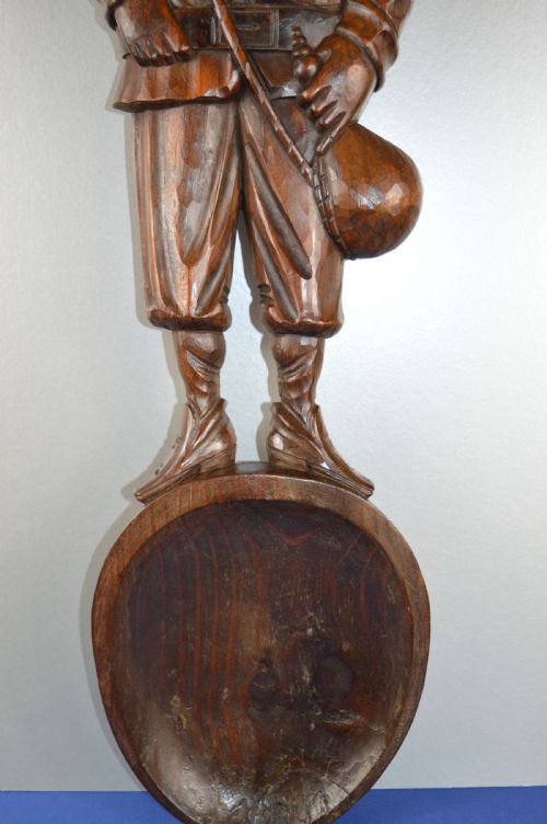 LARGE 80CM BLACK FOREST CARVED WALL HANGIONGC1890 - ADDITIONAL PHOTO 7