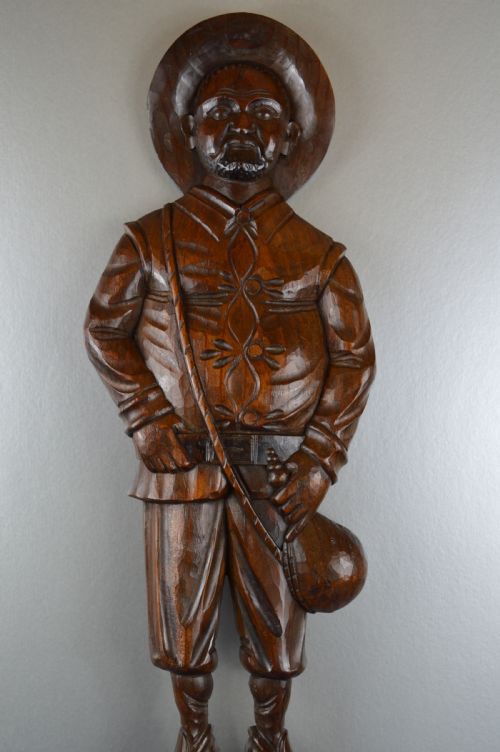 LARGE 80CM BLACK FOREST CARVED WALL HANGIONGC1890 - ADDITIONAL PHOTO 8
