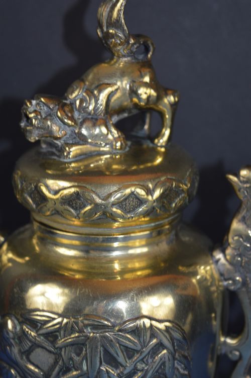 LARGE CHINESE BRONZE CENSERJAR WITH LIDC1890 - ADDITIONAL PHOTO 5