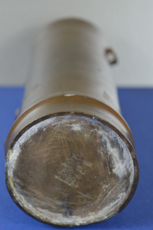 LARGE 21CM CHINESE BRONZE BRUSH POTVASE C1890 - ADDITIONAL PHOTO 8