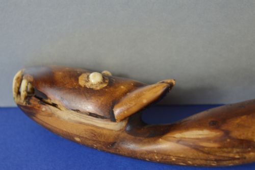 NEPALESE CEREMONIAL CARVED NAGA SNAKE STICKC1880 - ADDITIONAL PHOTO 10