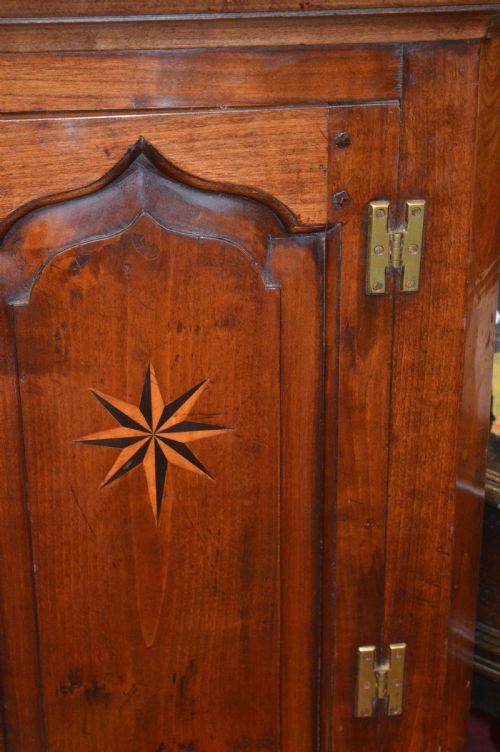 LARGE 100CM SHERATON STYLE HANGING CUPBOARDC1870 - ADDITIONAL PHOTO 3