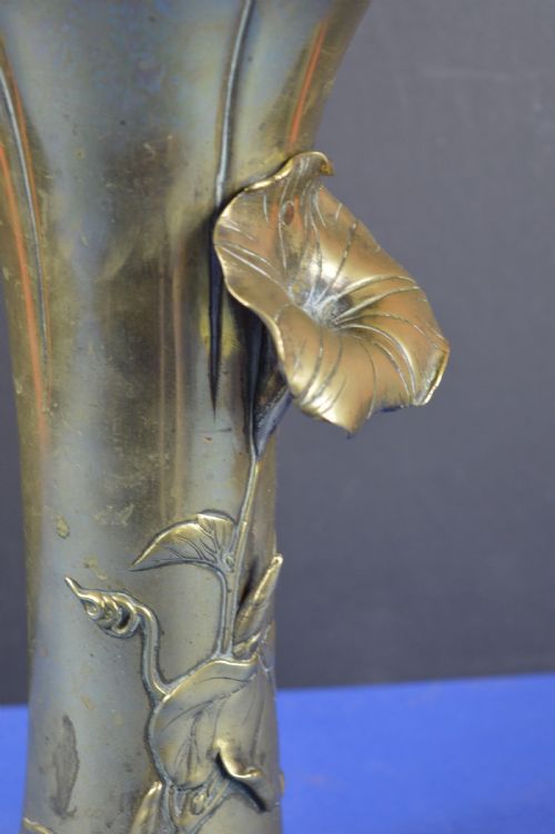 LARGE 31CM CHINESE BRONZE VASEC1850 - ADDITIONAL PHOTO 1