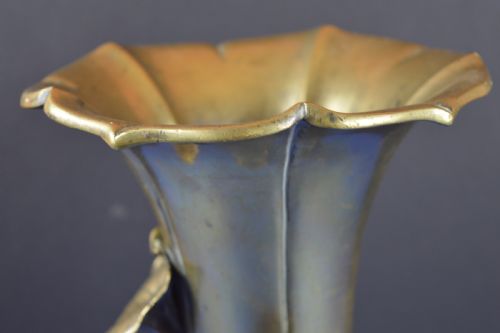 LARGE 31CM CHINESE BRONZE VASEC1850 - ADDITIONAL PHOTO 4