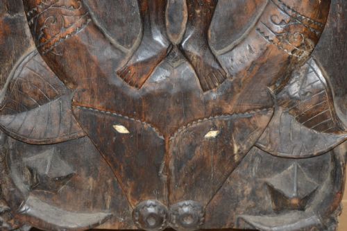 PAIR LARGE 5FT TORAJA SULAWESI CARVED TRIBAL DOORSC1850 - ADDITIONAL PHOTO 13