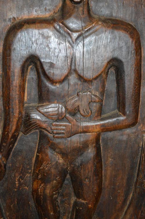 PAIR LARGE 5FT TORAJA SULAWESI CARVED TRIBAL DOORSC1850 - ADDITIONAL PHOTO 18