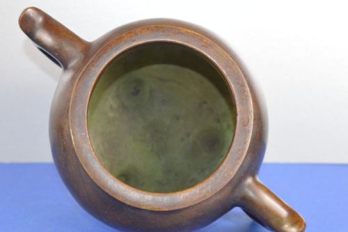 LARGE 24KG CHINESE BRONZE CENSERC1850 - ADDITIONAL PHOTO 8