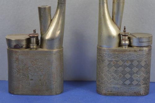2 CHINESE METAL OPIUM PIPESC1890 - ADDITIONAL PHOTO 1