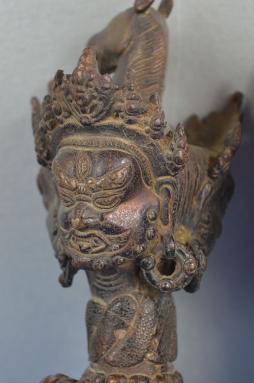 2 TIBETAN BRONZE BUDDHIST CEREMONIAL KNIVES KARTIKAC1890 - ADDITIONAL PHOTO 3