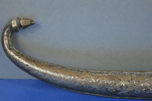 MIXED METAL PERSIAN MOROCCAN KHANJAR KNIFESCABBARDC1880 - ADDITIONAL PHOTO 7