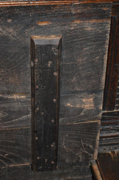 FINE 18TH CENTURY FLEMISH CARVED OAK SETTLE C1720 - ADDITIONAL PHOTO 18